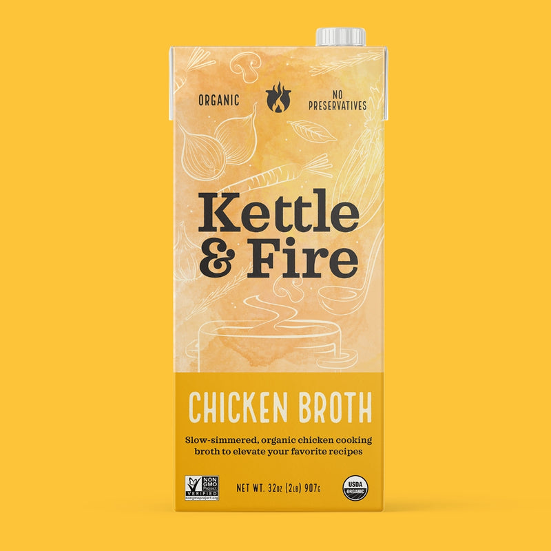 4 Pack: Chicken Cooking Broth 32oz