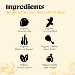 Butternut Squash Soup (Made With Bone Broth) - 16.9 oz