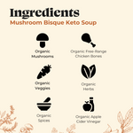 Mushroom Bisque Keto Soup - 16.9 oz