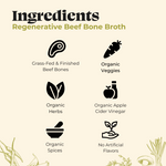 Regenerative Beef Bone Broth - 16.9 oz