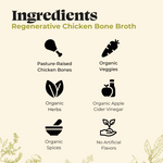 Regenerative Chicken Bone Broth - 16.9 oz