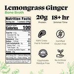 Lemongrass Ginger Beef Bone Broth - 16.9 oz