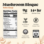 Mushroom Bisque Keto Soup - 16.9 oz