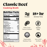 4 Pack: Beef Cooking Broth