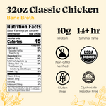 4-Pack: Chicken Bone Broth - 32oz