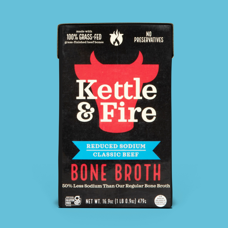 6 Pack: Reduced Sodium Beef Bone Broth