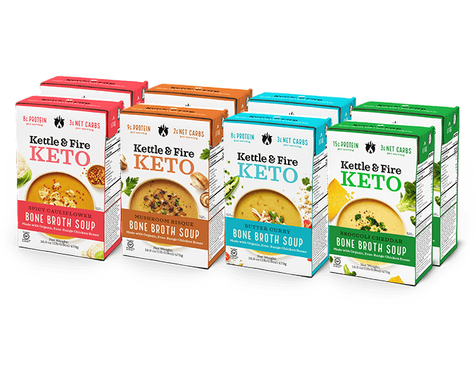 8-Pack: Keto Soups Bundle Bundle Kettle & Fire 