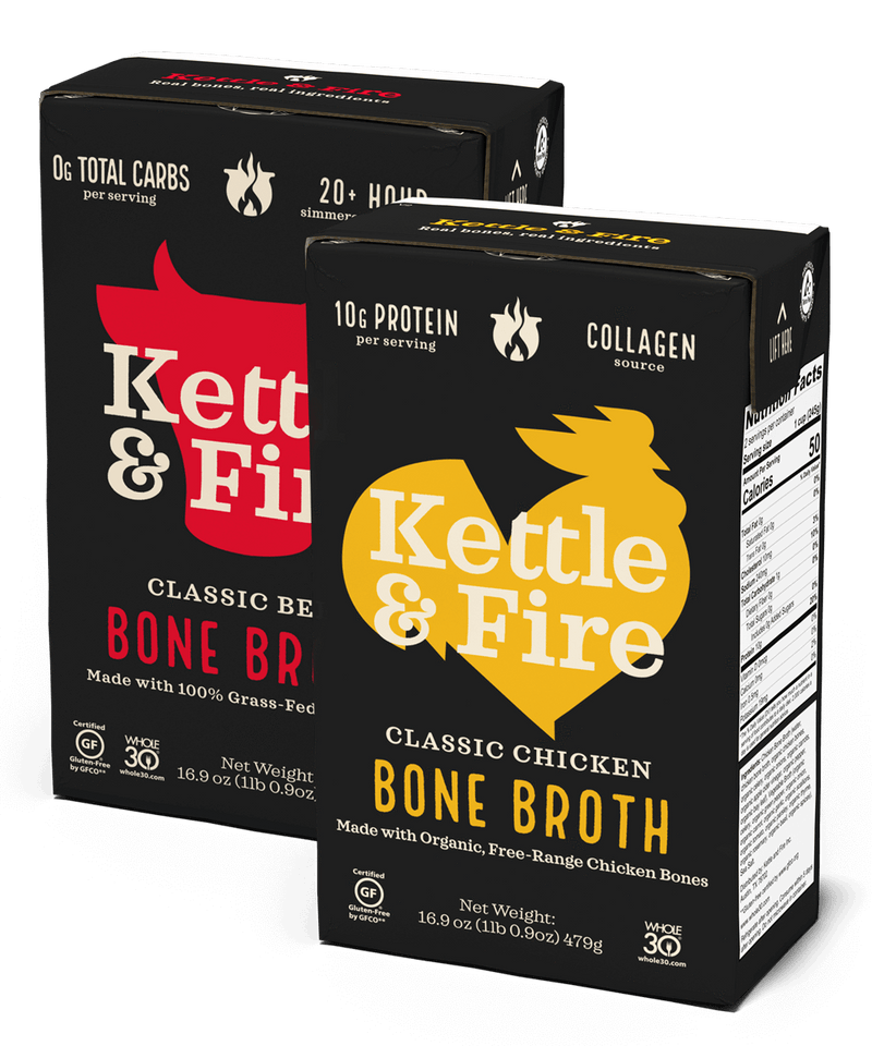 2-pack: Beef & Chicken Kettle and Fire Inc. 