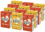 12-pack: Keto Broths Variety Bone broth Kettle & Fire 